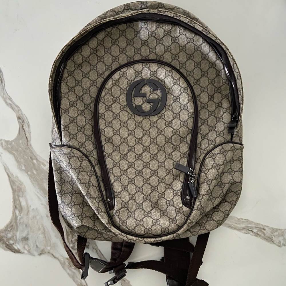Gucci Backpack With Classic Pattern - image 1